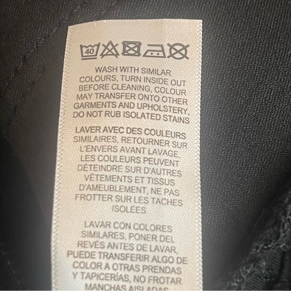 ASOS//Denim Power Stretch Flare Black Jeans 32/28 - Picture 7 of 10